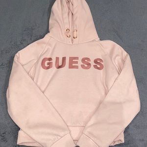 GUESS crop hooded sweater